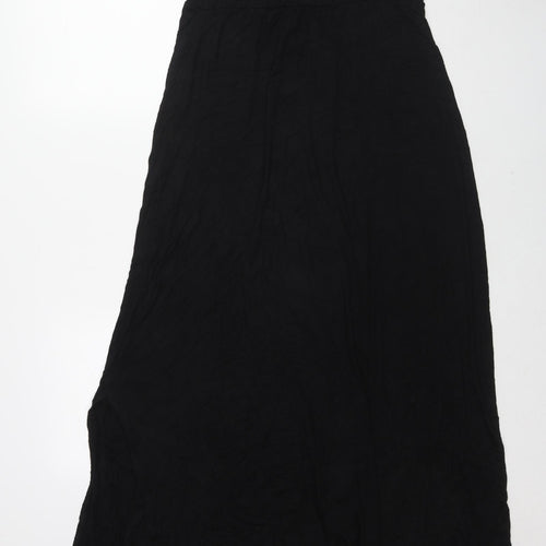 Debenhams Womens Black Viscose Maxi Size 16 Off the Shoulder Pullover