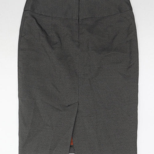 Guray Womens Grey Polyester Straight & Pencil Skirt Size 12