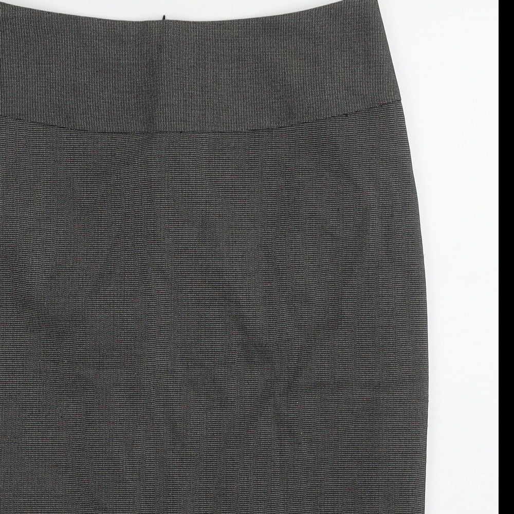 Guray Womens Grey Polyester Straight & Pencil Skirt Size 12