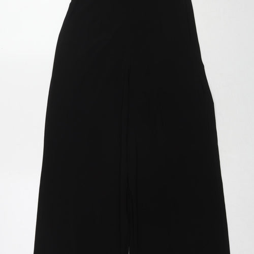 New Look Womens Black Polyester Jumpsuit One-Piece Size 10 L32 in Zip