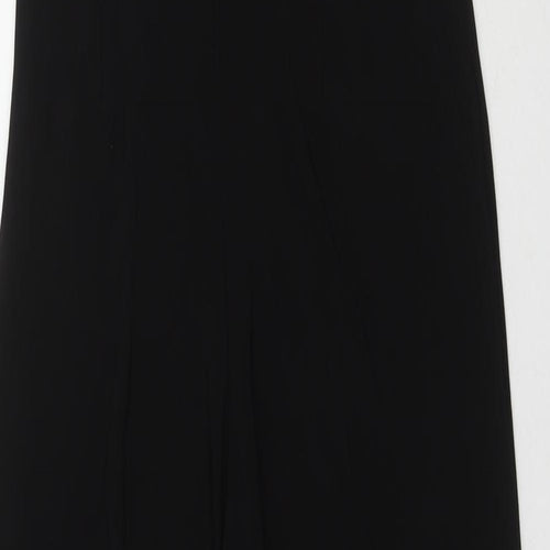 New Look Womens Black Polyester Jumpsuit One-Piece Size 10 L32 in Zip