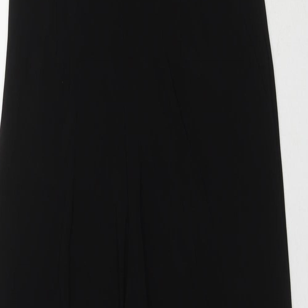 New Look Womens Black Polyester Jumpsuit One-Piece Size 10 L32 in Zip