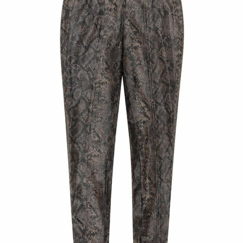 BLANKNYC Womens Brown Animal Print Polyester Carrot Leggings Size 26 in L27 in - Snake Skin Print Leather Look