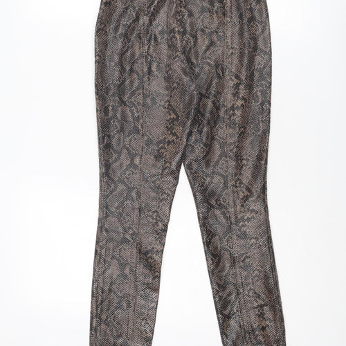 BLANKNYC Womens Brown Animal Print Polyester Carrot Leggings Size 26 in L27 in - Snake Skin Print Leather Look