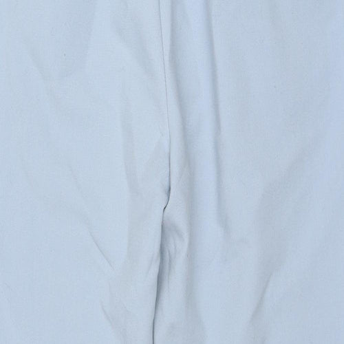 Stradivarius Womens Blue Polyester Dress Pants Trousers Size 10 L26 in Regular Zip
