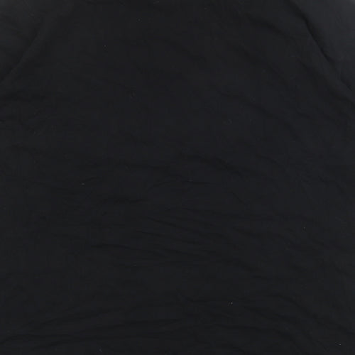 Cotton Traders Mens Black Cotton T-Shirt Size 3XL Round Neck