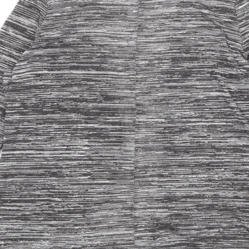 NEXT Womens Grey V-Neck Polyester Cardigan Jumper Size 14