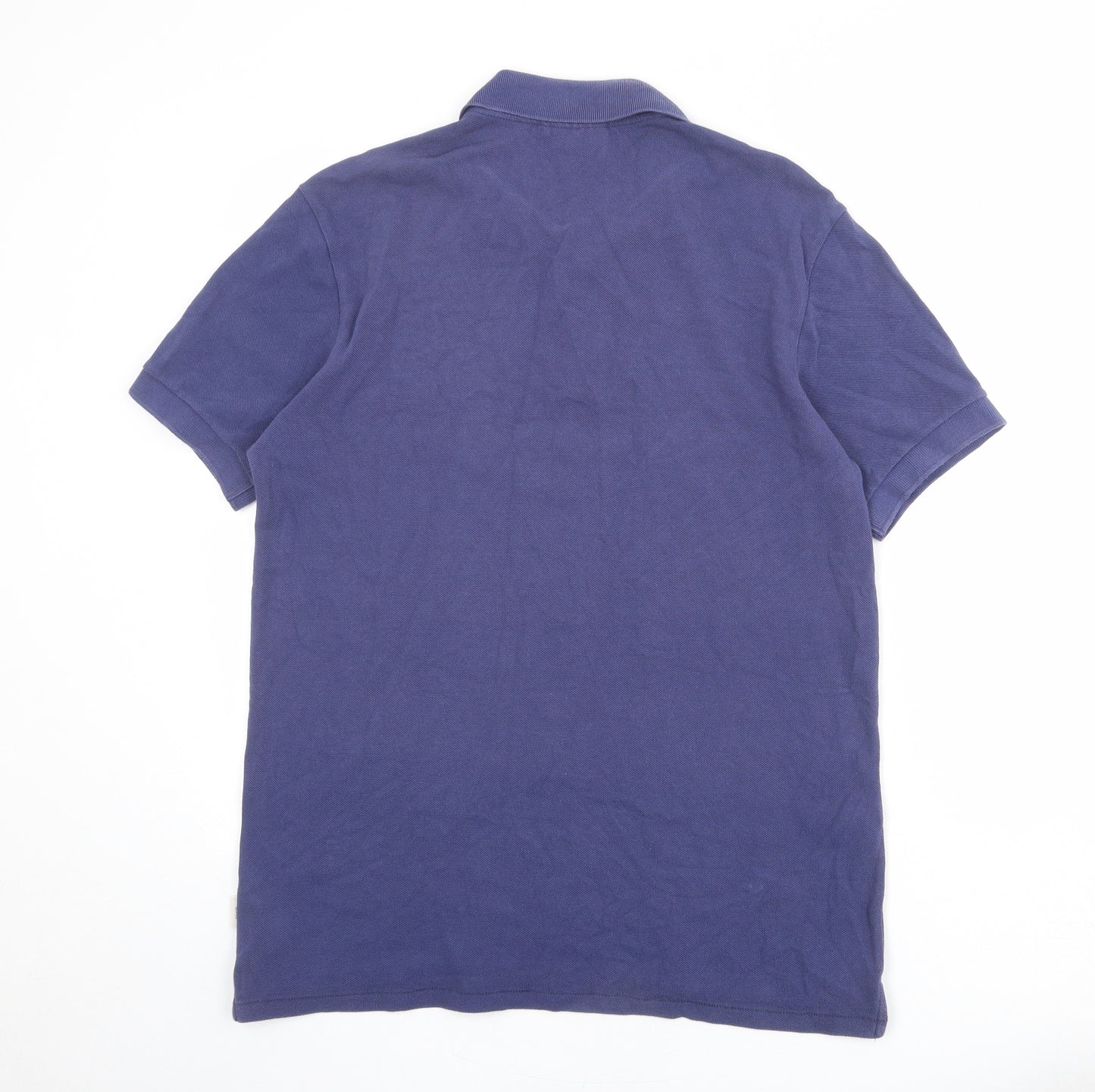 Paul Smith Mens Blue 100% Cotton Polo Size M Collared Button
