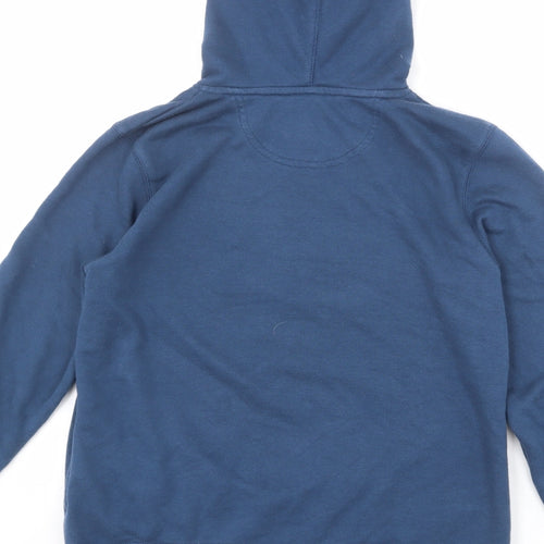 Converse Boys Blue Cotton Pullover Hoodie Size 12-13 Years Pullover