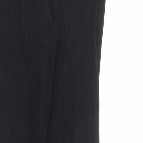 River Island Girls Black Cotton Carrot Trousers Size 11-12 Years L23 in Regular Pullover