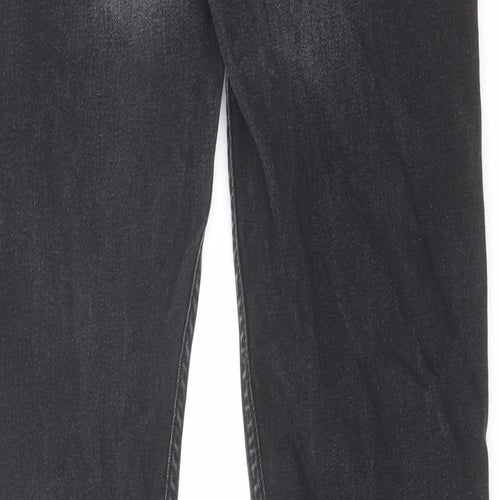 Voi Jeans Mens Black Cotton Skinny Jeans Size 32 in L32 in Regular Zip
