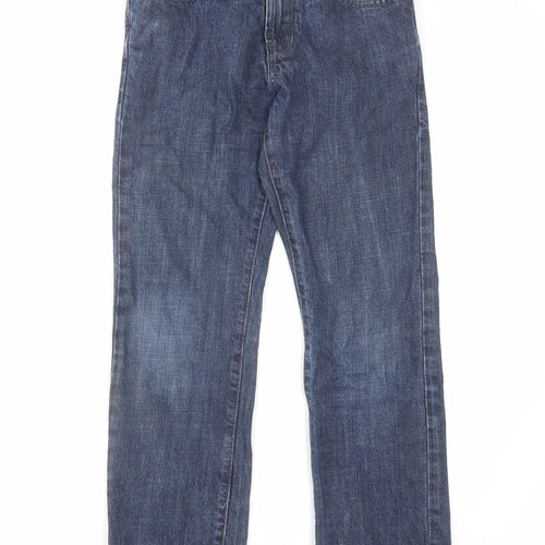 Gap Boys Blue Camel Straight Jeans Size 10 Years Slim Zip