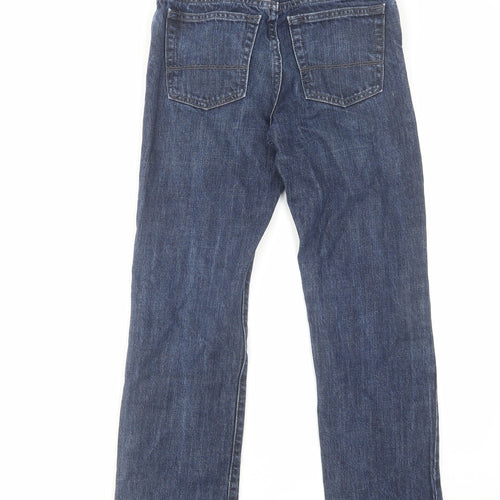 Gap Boys Blue Camel Straight Jeans Size 10 Years Slim Zip