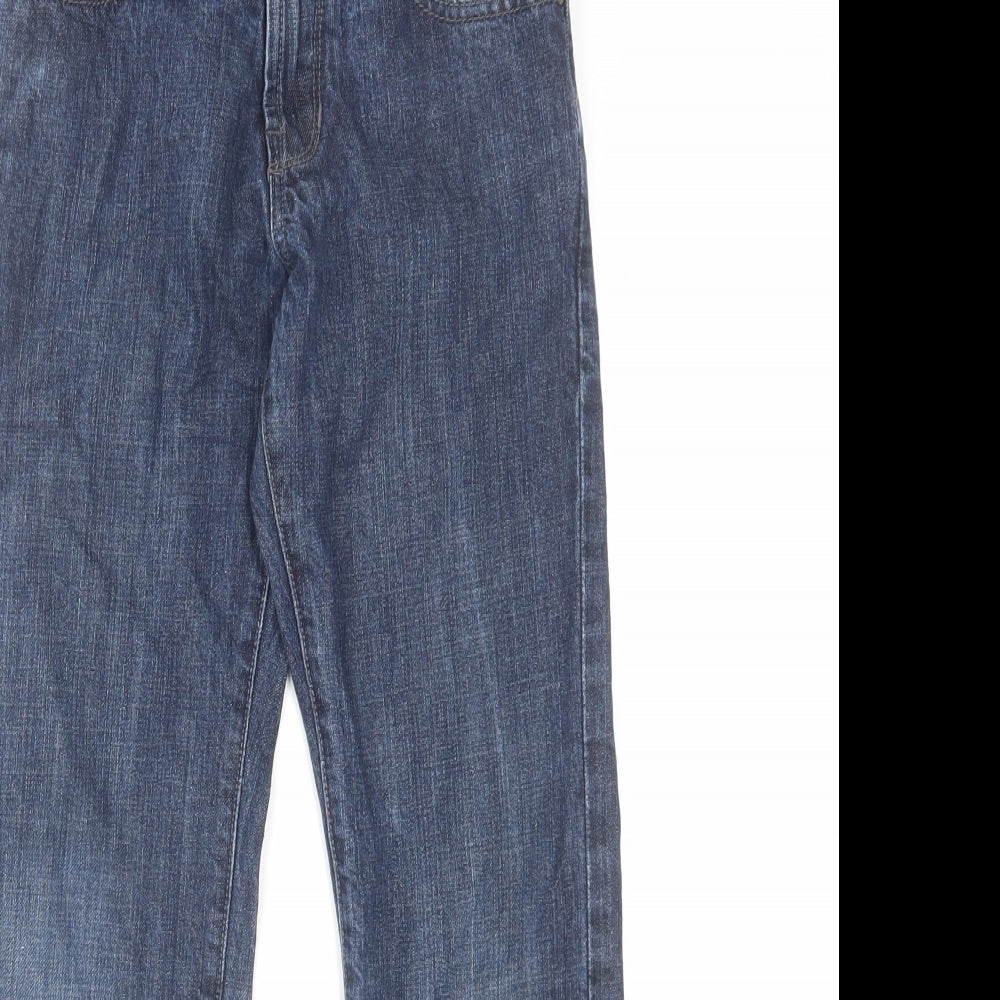 Gap Boys Blue Camel Straight Jeans Size 10 Years Slim Zip