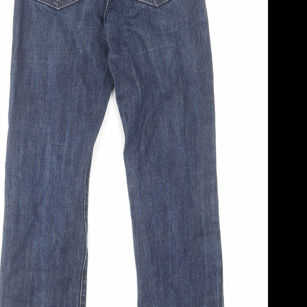 Gap Boys Blue Camel Straight Jeans Size 10 Years Slim Zip