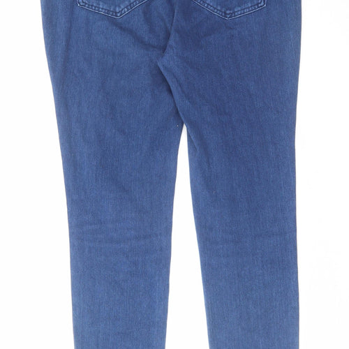 NEXT Womens Blue Cotton Jegging Jeans Size 12 L28 in Regular