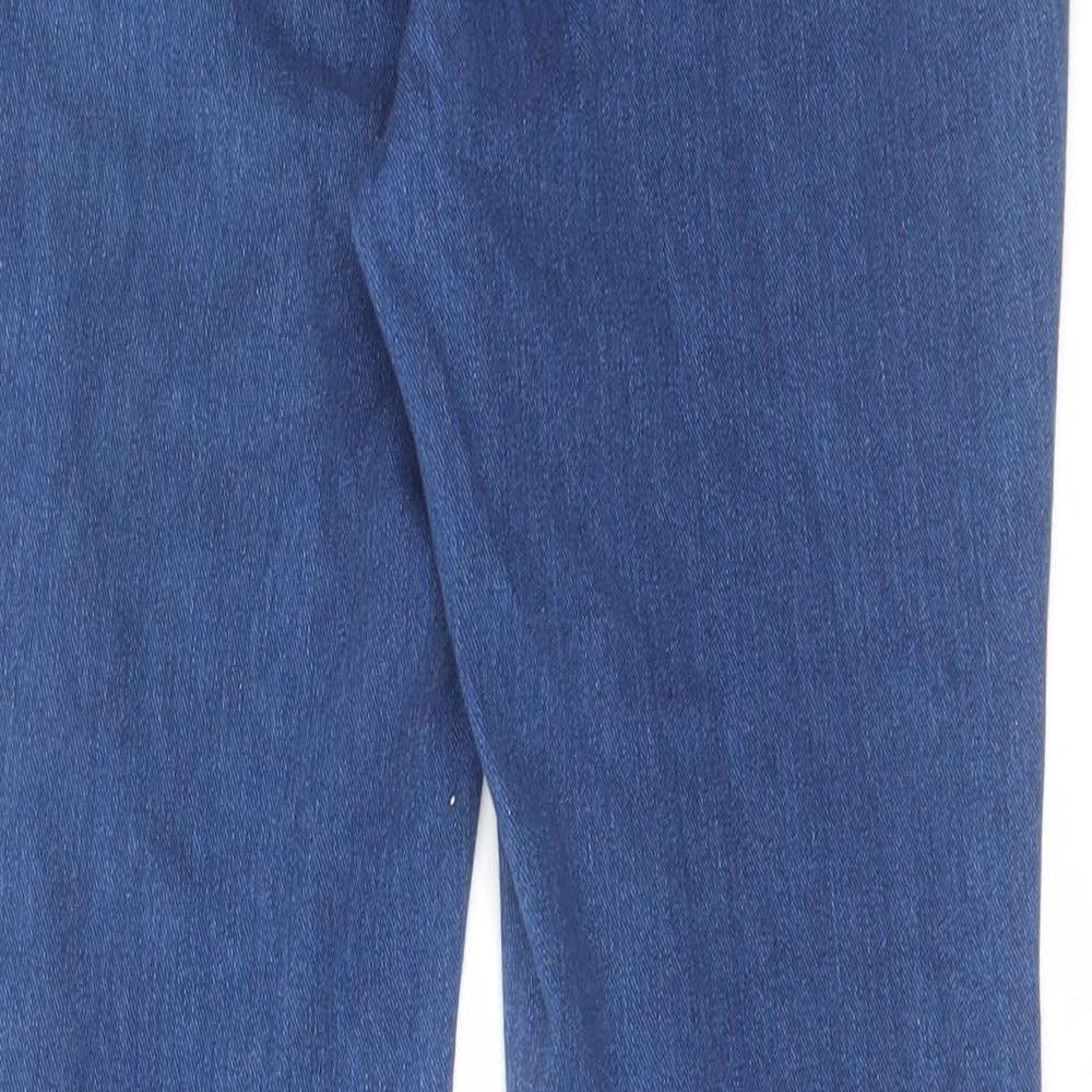 NEXT Womens Blue Cotton Jegging Jeans Size 12 L28 in Regular