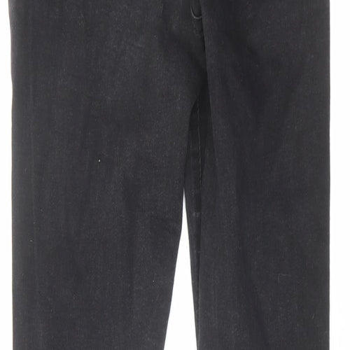 Denim & Co. Womens Black Cotton Skinny Jeans Size 10 L28 in Regular Zip