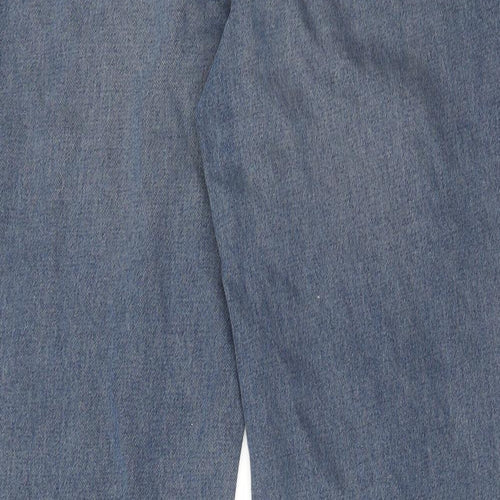 Union Works Mens Black Cotton Straight Jeans Size 36 in L29 in Regular Zip
