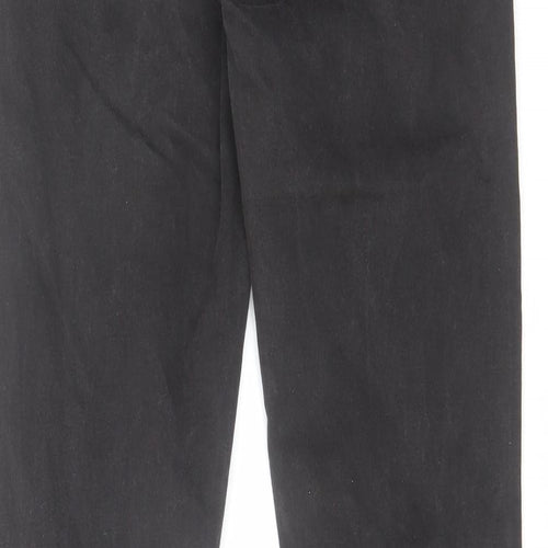 Terance Kole Womens Black Cotton Skinny Jeans Size 32 in L31 in Regular Zip
