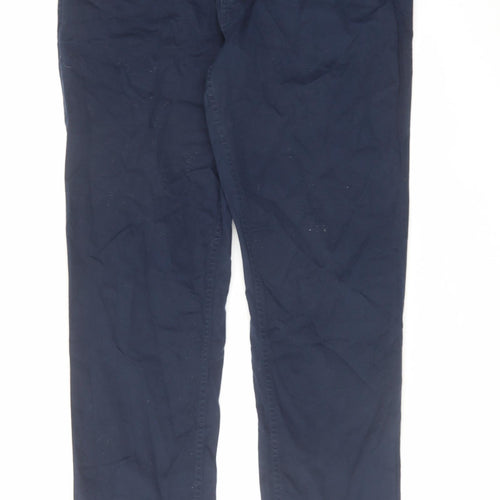 Ben Sherman Mens Blue Cotton Straight Jeans Size 34 in L31 in Regular Zip