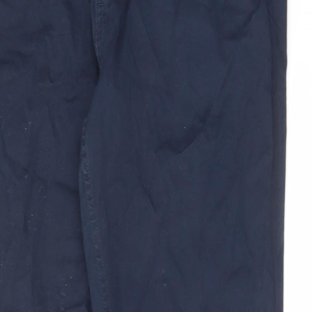 Ben Sherman Mens Blue Cotton Straight Jeans Size 34 in L31 in Regular Zip