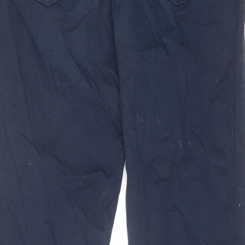 Ben Sherman Mens Blue Cotton Straight Jeans Size 34 in L31 in Regular Zip