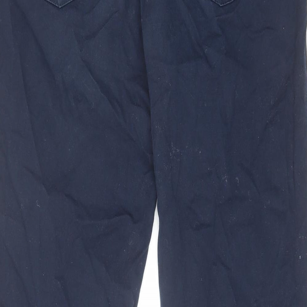 Ben Sherman Mens Blue Cotton Straight Jeans Size 34 in L31 in Regular Zip