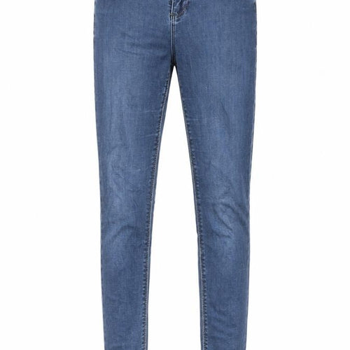 Topshop Womens Blue Cotton Skinny Jeans Size 28 in L30 in Regular Zip