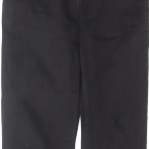 Dorothy Perkins Womens Black Cotton Skinny Jeans Size 10 L29 in Regular Zip
