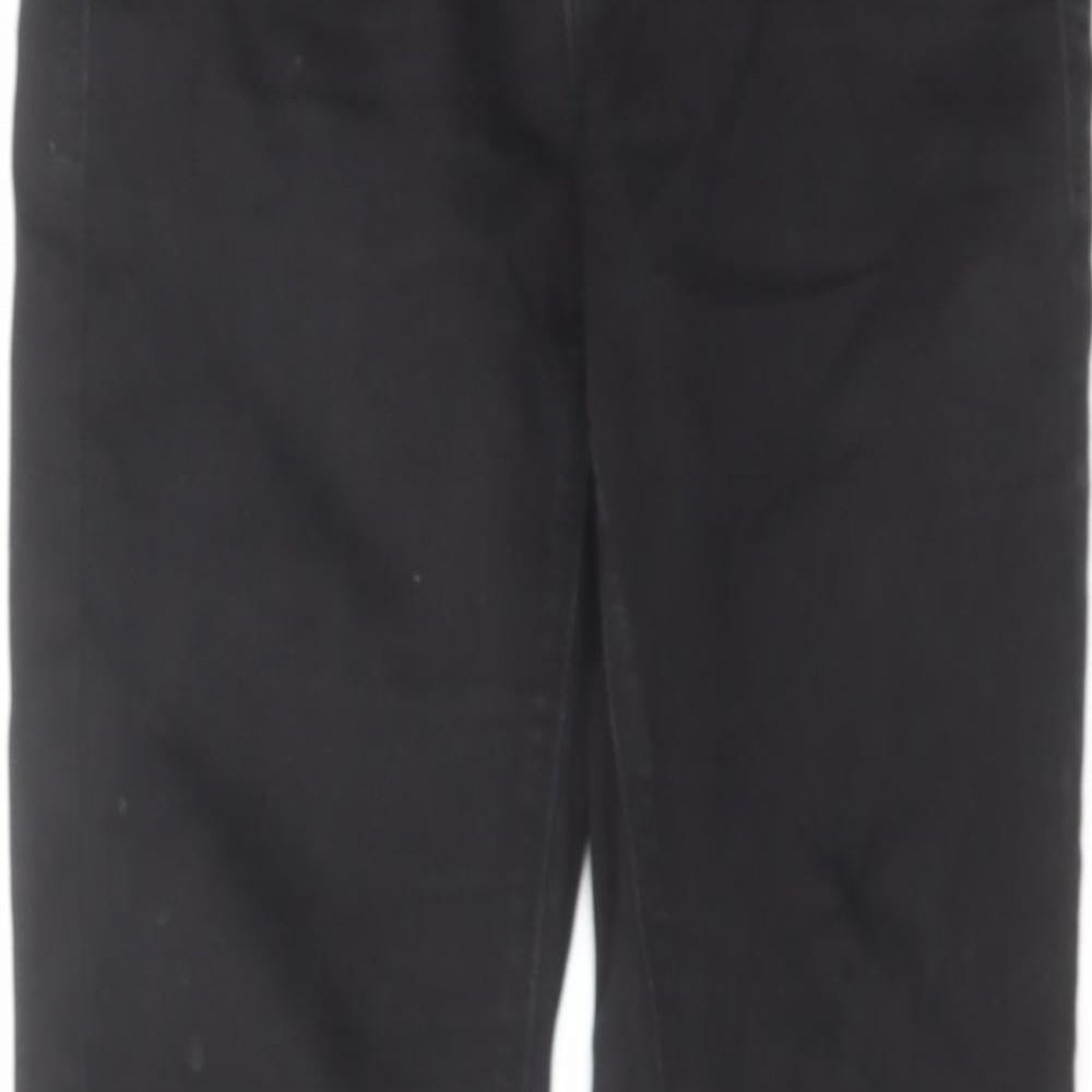 Dorothy Perkins Womens Black Cotton Skinny Jeans Size 10 L29 in Regular Zip