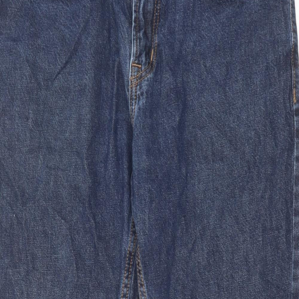 Old Navy Mens Blue Cotton Straight Jeans Size 36 in L31 in Regular Zip