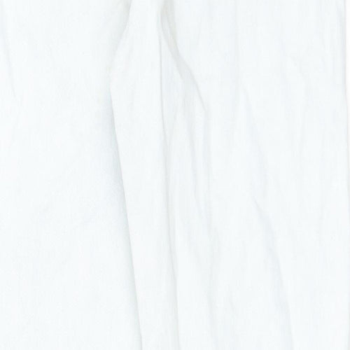 Topshop Womens Blue Cotton Straight Jeans Size 28 in L30 in Regular Zip