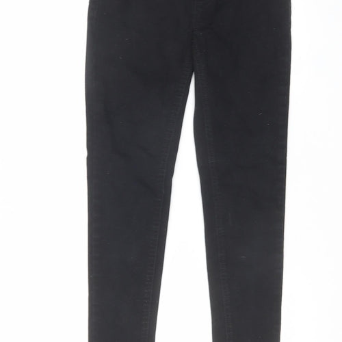 New Look Womens Black Cotton Jegging Jeans Size 8 L26 in Regular