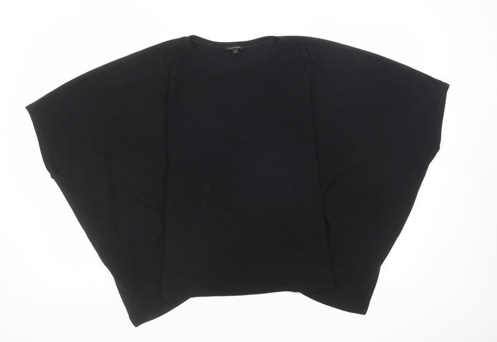 River Island Womens Black Round Neck Polyester Shrug Jumper Size S