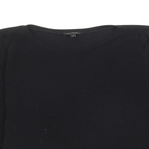 River Island Womens Black Round Neck Polyester Shrug Jumper Size S