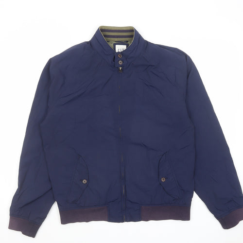 Gap Mens Blue Bomber Jacket Jacket Size M Zip