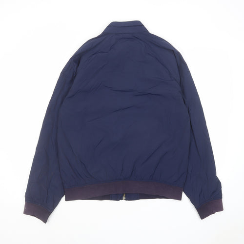 Gap Mens Blue Bomber Jacket Jacket Size M Zip
