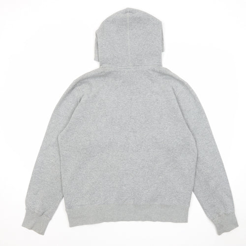 Nike Mens Grey Cotton Pullover Hoodie Size XL