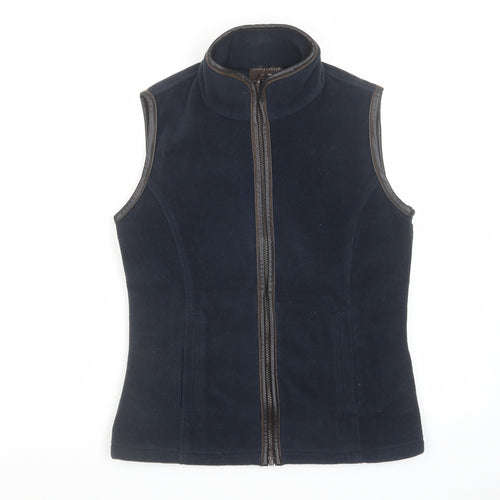 Country Lifestyle Womens Blue Gilet Jacket Size 8 Zip