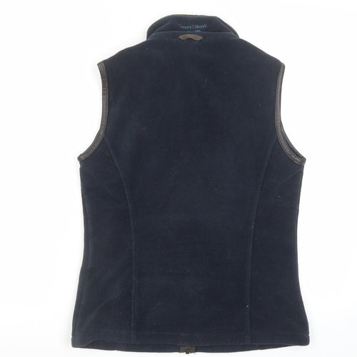 Country Lifestyle Womens Blue Gilet Jacket Size 8 Zip