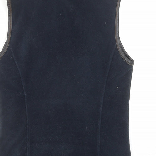 Country Lifestyle Womens Blue Gilet Jacket Size 8 Zip