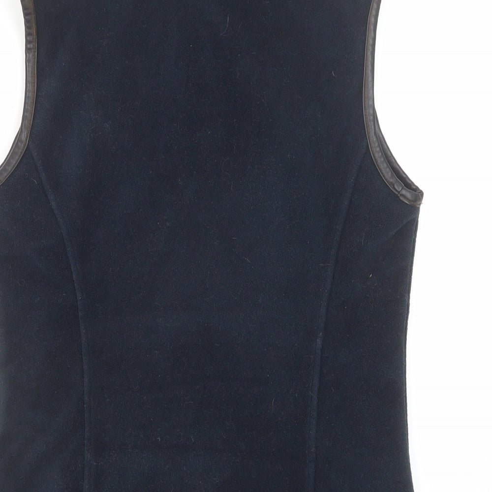 Country Lifestyle Womens Blue Gilet Jacket Size 8 Zip