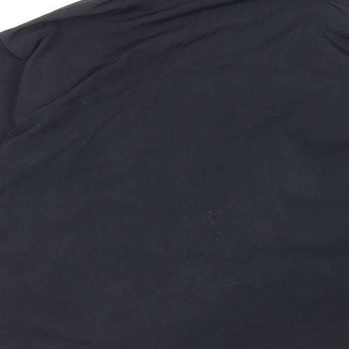 Quiksilver Womens Black Windbreaker Jacket Size 16 Zip