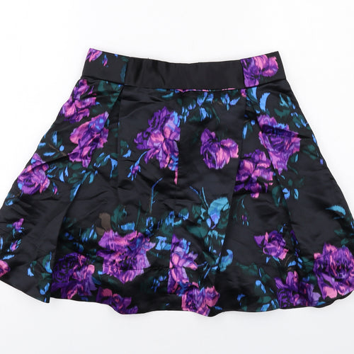 N.W.3 Womens Multicoloured Floral Silk Tulip Skirt Size 8 Zip