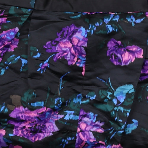 N.W.3 Womens Multicoloured Floral Silk Tulip Skirt Size 8 Zip