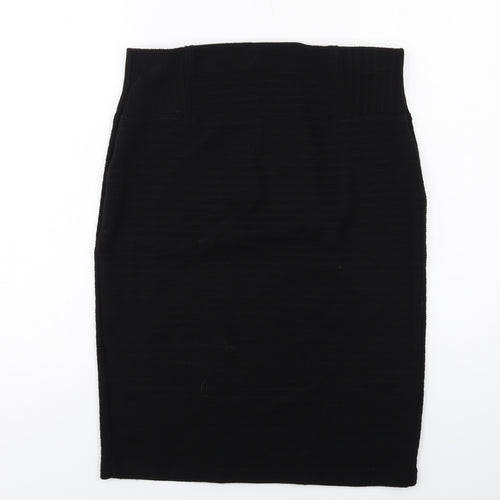 Marks and Spencer Womens Black Acrylic Bandage Skirt Size 12