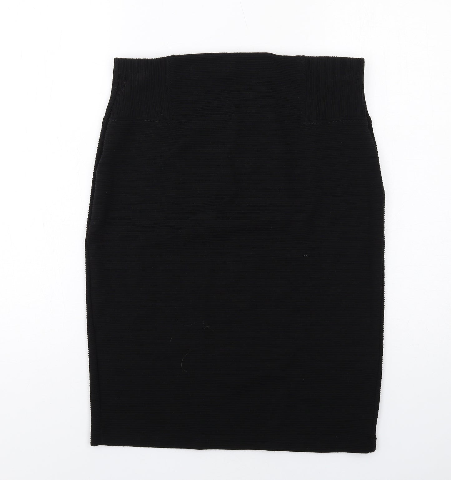 Marks and Spencer Womens Black Acrylic Bandage Skirt Size 12
