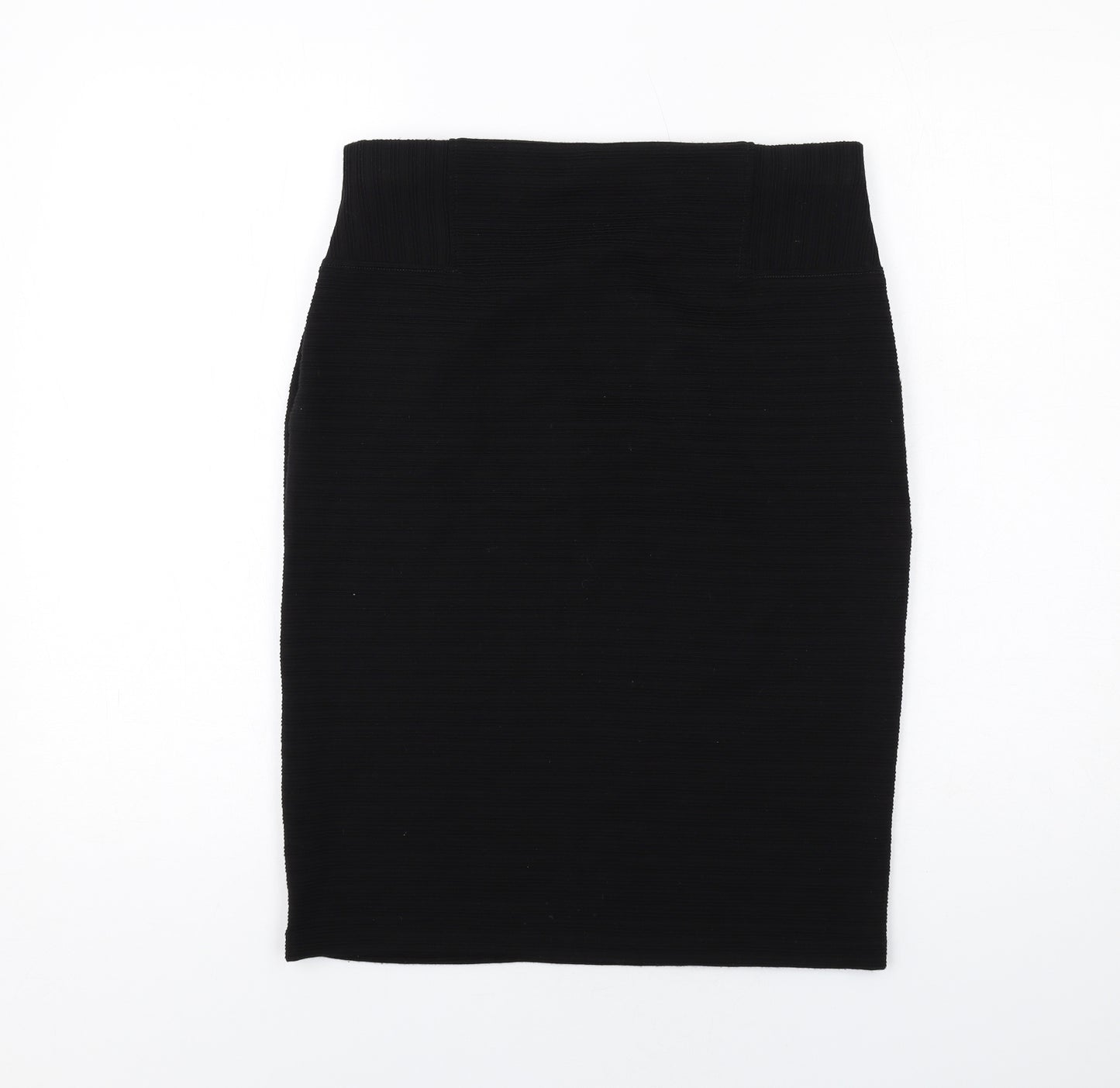 Marks and Spencer Womens Black Acrylic Bandage Skirt Size 12