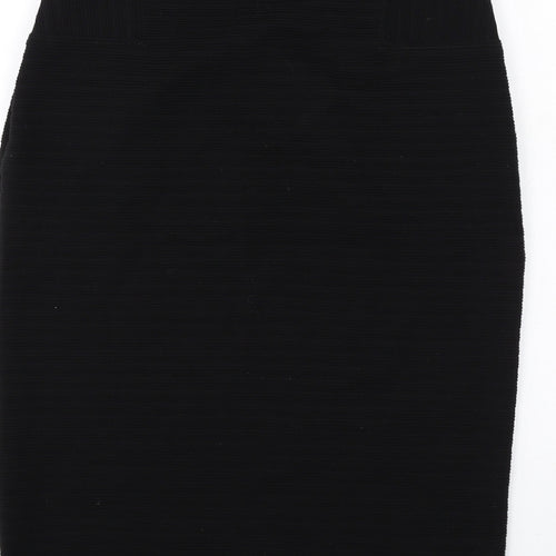Marks and Spencer Womens Black Acrylic Bandage Skirt Size 12